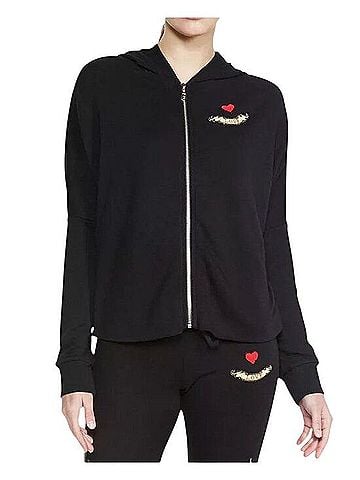 Lauren Moshi Amina Floral Eye Love Hoodie Sweatshirt (view 1)