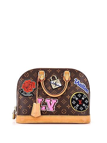 Louis Vuitton Alma Handbag Limited Edition Patches Monogram Canvas PM (view 1)