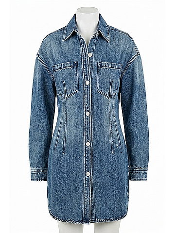 Dear John Joanna Button Front Denim in Cosmo (view 1)