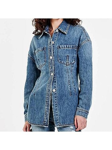 Dear John Joanna Button Front Denim in Cosmo (view 2)