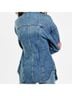 Dear John Solid Blue Joanna Button Front Denim in Cosmo Size XS - photo 3