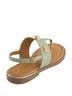 Andrea Solid Green Women's Stylish Flat Sandal Size 9 - photo 3