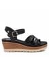 Refresh Black Women's Sleek Wedges in Black Size 6 - photo 1