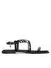 XTI Black Women's Pu Strap Sandal in Black Size 7 - photo 1