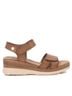 XTI Brown Women's Wedge Sandals Size 7 - photo 1