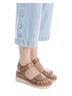 XTI Brown Women's Wedge Sandals Size 7 - photo 5