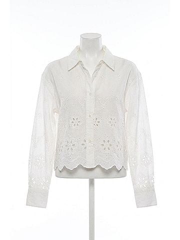 Dear John Kingsley Button Down Shirt in White (view 1)