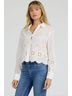 Dear John White Kingsley Button Down Shirt in White Size L - photo 3