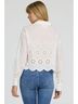 Dear John White Kingsley Button Down Shirt in White Size L - photo 4