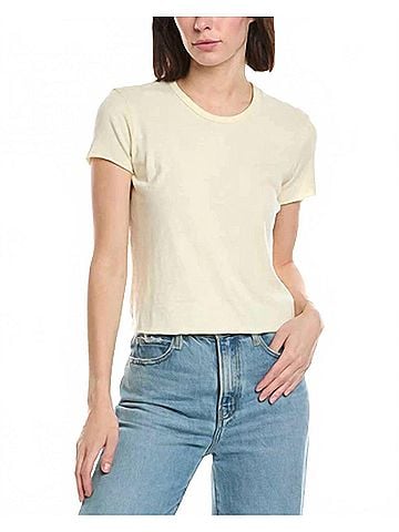Dear John Decker Jersey Short Sleeve Tee in Oatmeal (view 2)