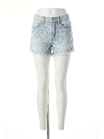 Dear John Ivy Floral Jean Shorts in Light Wash (view 1)