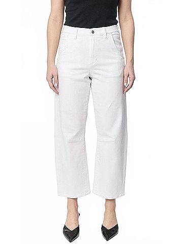 Dear John Teddi Baggy Fit Pants in White (view 2)