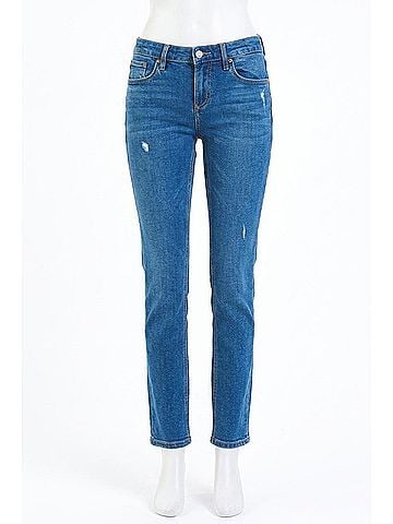 Dear John Blaire High Rise Slim Straight Jeans in St. Tropez (view 1)