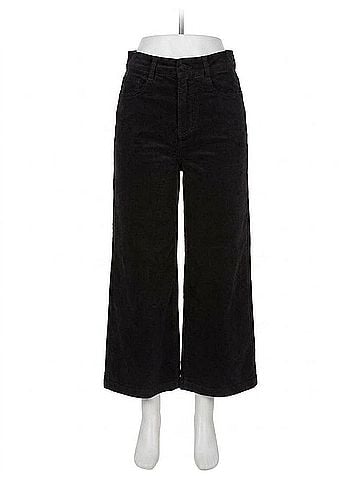 Dear John Aubrey Baby Cord Wide Leg Jean in Black (view 1)