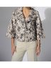 Joseph Ribkoff Animal Print Brown Python Jacket in Beige/Multi Size S - photo 2