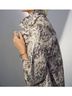Joseph Ribkoff Animal Print Brown Python Jacket in Beige/Multi Size S - photo 3