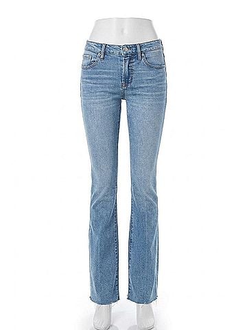 Dear John Bella Rose Mid Rise Flare Jeans in Light Denim (view 1)