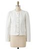 Dear John White Kat Quilted Denim Jacket in White Size S - photo 1