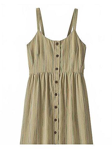 Patagonia Women's Garden Island Dress in Rapids: Weathered Stone (view 2)