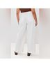 STAUD 100% Cotton Ivory White Track Pants Size 6 - photo 3