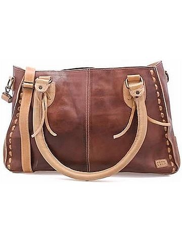 BED|STU Rockababy Shoulder Bag in Teak Oats Rustic (view 1)