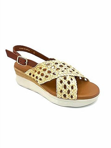 Sesto Meucci Women's Balin Sandal in Beige Holm Combo (view 2)