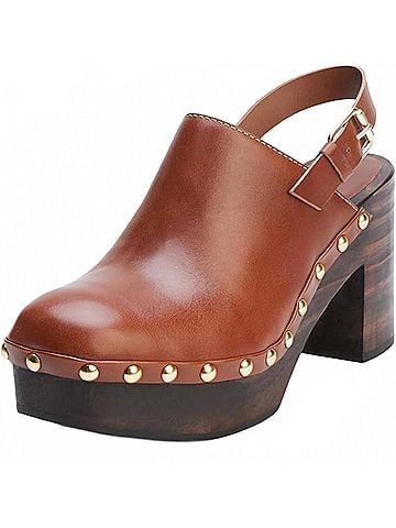 Matisse Women's Liberty Heeled Clog in Tan Leather (view 2)