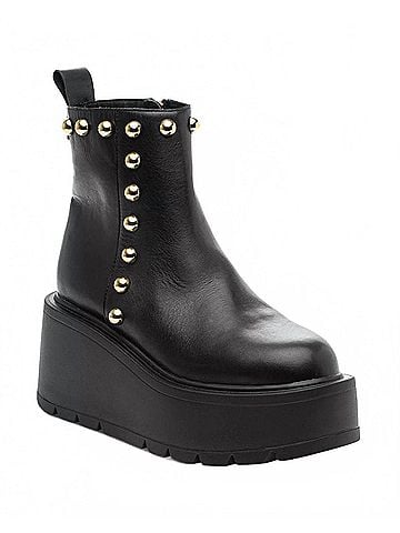 J/Slides Women's Viceroy Studded Platform Booties (view 1)