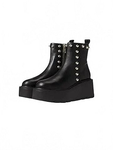 J/Slides Women's Viceroy Studded Platform Booties (view 2)