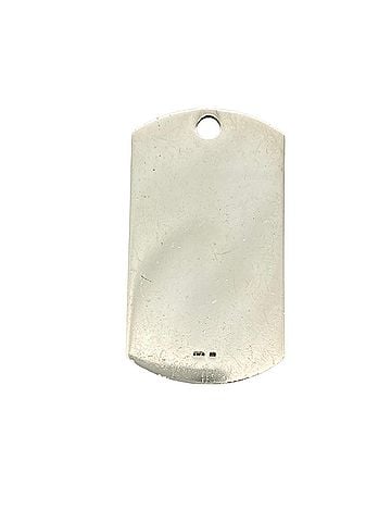 Gucci Gucci Dog Tag Plate Pendant Top, SV925, 18.4g, Silver (view 2)