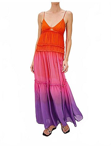 Rails Antonella Dress in Violet Dip Dye (view 2)