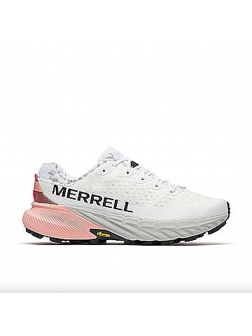 Merrell Women'S Agility Peak 5 Trail Running Shoes in White/Soft Coral (view 1)