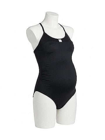 Cache Coeur Roxana Maternity Swimsuit in Black (view 1)