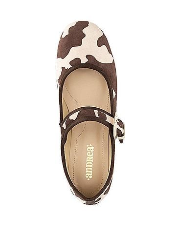 Andrea Women's Animal Print Flat Shoes (view 2)