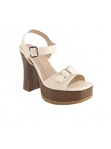 Andrea Women's Heeled Platform Ankle Strap Sandals (view 2)