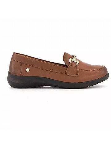 Andrea Women's Leather Comfort Moccasin Shoes (view 1)
