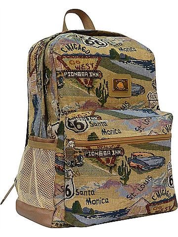 Route 66 Unisex - Tapestry Backpack (view 1)