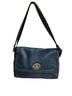 Coach 100% Leather Solid Blue Silver Leather Shoulder Bag One size - photo 1