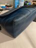Coach 100% Leather Solid Blue Silver Leather Shoulder Bag One size - photo 5