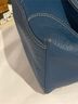 Coach 100% Leather Solid Blue Silver Leather Shoulder Bag One size - photo 7