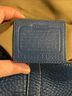 Coach 100% Leather Solid Blue Silver Leather Shoulder Bag One size - photo 11