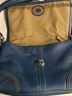Coach 100% Leather Solid Blue Silver Leather Shoulder Bag One size - photo 10