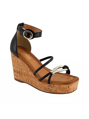 Andrea Women's Cork Wedge Heel Sandal (view 1)