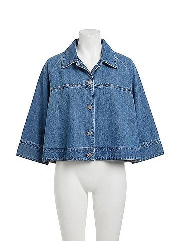Dear John Cristo Jacket in Mid Blue (view 1)