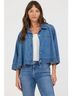 Dear John Solid Blue Cristo Jacket in Mid Blue Size M - photo 2