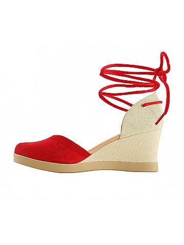 Andrea Women's Wedge Ankle And Calf Strap Espadrilles (view 2)