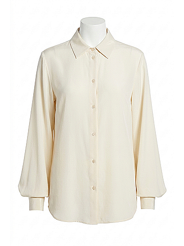Lyssé Damari Sequin Embellished Shirt in Icing (view 1)