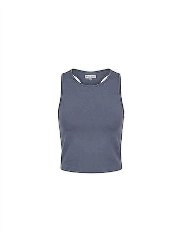 Ripley Rader Ponte Knit Tank Top in Sea Blue (view 1)