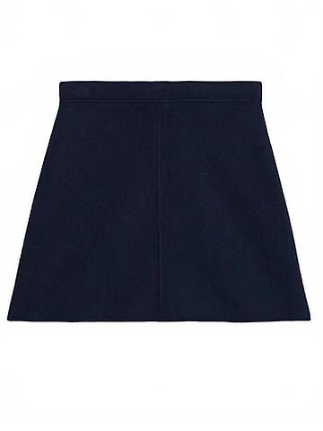 Vanessa Bruno Juna Mini Skirt in Marine (view 1)