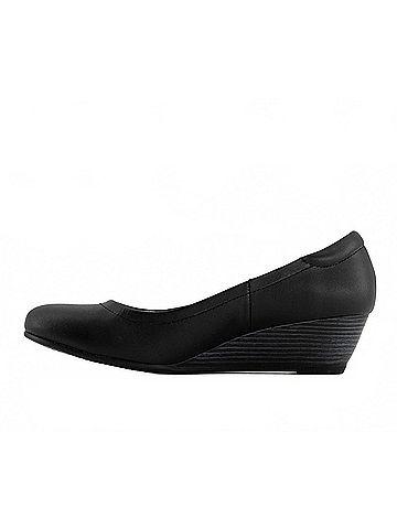 Andrea Women's Leather Wedge Loafers (view 2)
